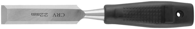 Стамеска CrV с пластиковой ручкой 22мм FIT 43122 РОС