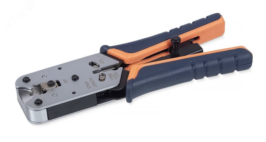 Инструмент обжимной для RJ-45 (8р8с), профессиональный - HT-L2182R Cabeus 7832c