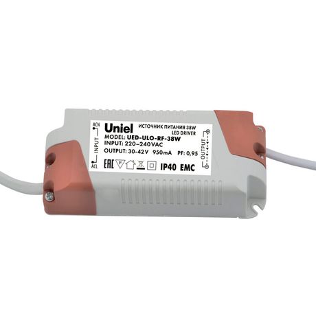 Блок питания для светодиодных рамок UED-ULO-RF-38W ULO-RF6060-38W REFRAME | UL-00004634 Uniel