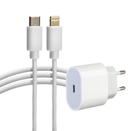 Устройство зарядное сетевое USB-C 20Вт в комплекте с кабелем - Lightning Rexant 16-0234-4 MEET