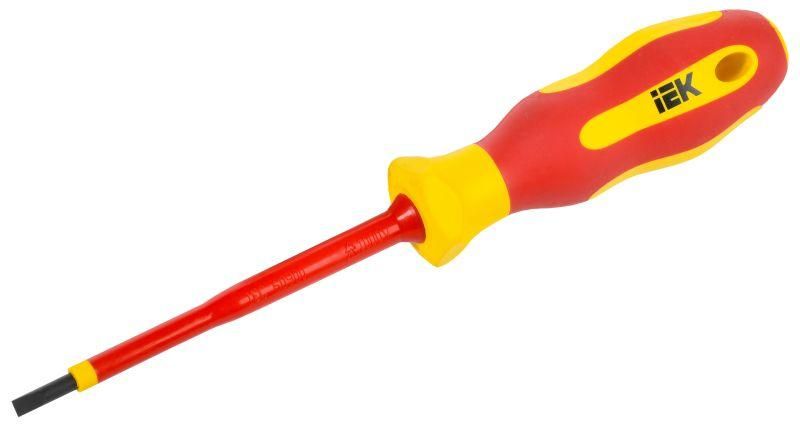 Отвертка диэлектрическая SL4,0х100 Т2 ARMA2L 5 | A2L5-SC30-T2-SL-40-100 IEK