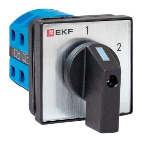 Переключатель кулачковый ПК-1-52 25А 2P «1-2» IP65 | pk-1-52-25-65 EKF
