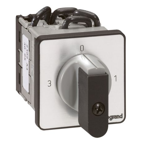 Переключатель кулачковый PR12 3 направления С 0 2Ф монтаж на винт - 027503 Legrand
