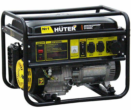 Электрогенератор DY9500L | 64/1/39 HUTER