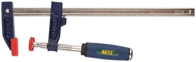 Струбцина тип ''F'' усиленная, мягкая ручка 50х250 мм - 59153 РОС