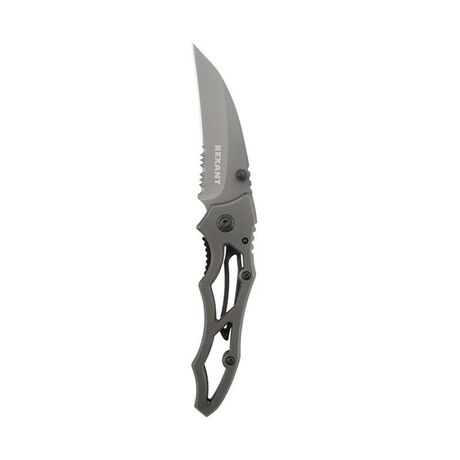 Нож складной Коготь полуавтоматический Titanium, REXANT - 12-4906-2 MEET