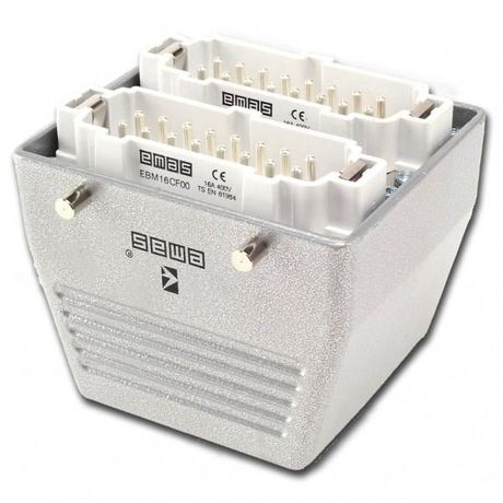 Вилка 32 полюса 16А EMAS EBM32FU30