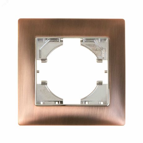 Рамка 1-местная Bravo цинк, бронза - С1010-038 GUSI