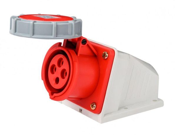 Розетка стационарная 3Р+РЕ 32А 380В IP67 РС-103 DEKraft 26201DEK APC