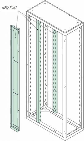 Кабельный отсек Метэл-2 2000мм (комплект) | КМ2.200 МЕТЭЛ