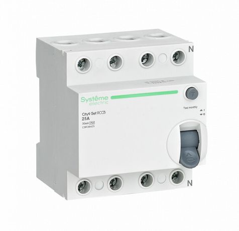 Выключатель дифференциального тока (УЗО) 4P 25А 30мА Тип-AC City9 | C9R36425 Systeme Electric APC