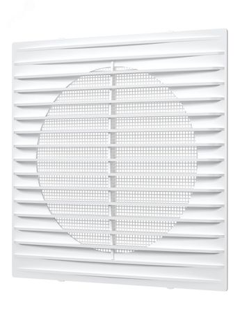 Решетка вентиляционная приточно-вытяжная, из ABS пластика 138х138 - 1313Г ЭРА 182