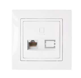 Беларусь Розетка скрытая компьютерная с одним гнездом РК18-012 - Bylectrica