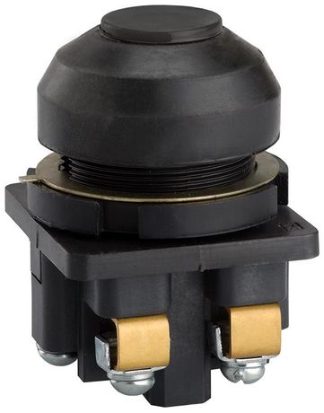 Выключатель кнопочный КЕ-081 У2 исп.3 2НЗ цилиндр 10А IP54 660В черн. Электротехник ET502378