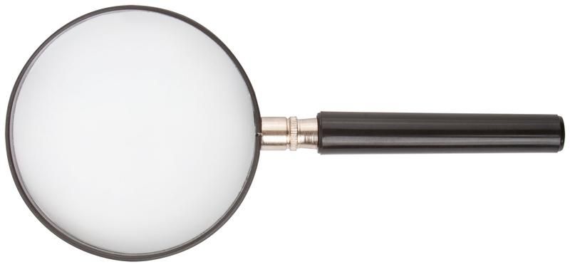 Лупа пластиковый корпус 75мм-3Х КУРС 67553