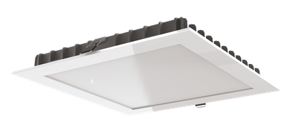 Светильник светодиодный ''ВАРТОН'' Downlight квадратный встроенный 200*200*25 25W 3000K IP44 - V1-R0-00342-10000-4402530 VARTA