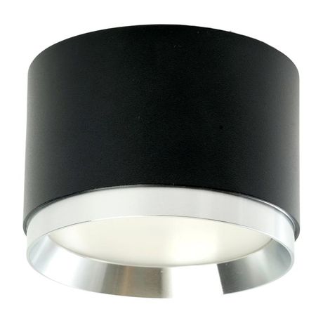 Светильник ДПО-12w GX53 без лампы черный+хром - 51689 FERON