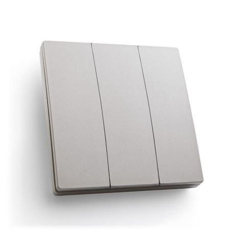 Выключатель дистанционного управления 230V 500W трехклавишный, TM83, серебро | 41721 FERON