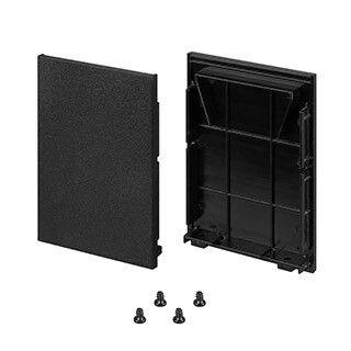 Заглушка LINE-5075-HONEYCOMB BLACK глухая (Arlight, Металл) | 044882 Arlight