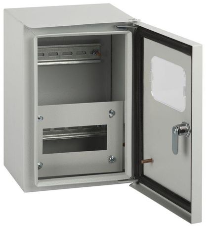Корпус металлический навесной SIMPLE ЩУ-1Н-6 (ЩУРН) (290х190х145) IP54 У2 серый | Б0061042 ЭРА