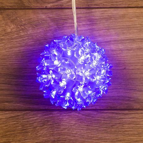 Фигура светодиодная "Шар светодиодный" d12см 50LED син. 4Вт 230В IP20 Neon-Night 501-602