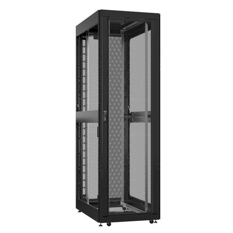 Шкаф серверный 52U 800х1000 передняя дверь: одностворчатая перфорированная IP20. задняя двустворчатая боковые панели: без. цвет: черный RAL9005 - EX 8052.9340 SYSMATRIX