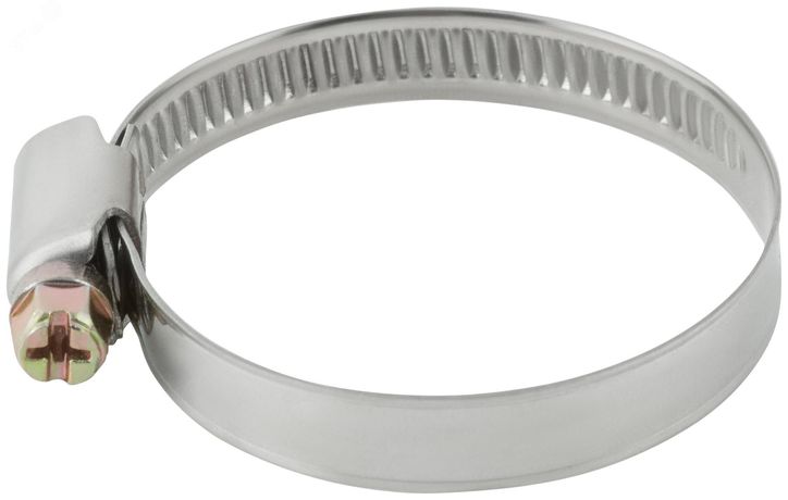 Хомут обжимной (нержавеющая сталь) 32-50 мм - 64284 РОС FIT арт. 64284