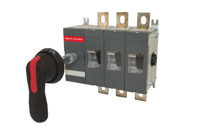 Рубильник ВНК-37-2 3П 400А с выносной фронтальной ручкой управления и переходником 185 мм | SQ0744-0205 TDM