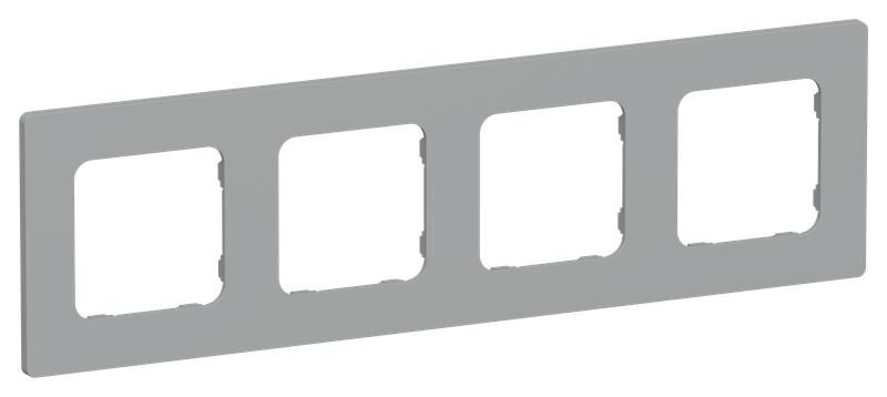 Рамка 4-м СП FLITE РУ-4-К-ФлС сер. IEK FI-M42-32-20-K03 IEK арт. FI-M42-32-20-K03