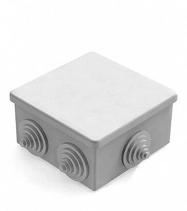 Коробка распаячная для наружного монтажа, 6 гермовводов, 85х85х40мм, IP44 | 8820013 CHINT