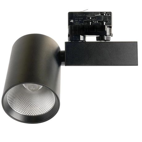 Светильник светодиодный трековый на шинопровод ДПО-40w 4000К 3600Лм трехфазный черный - 51607 FERON