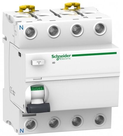Выключатель дифференциальный (УЗО) ilD 4п 80А 300мА-S тип Asi | A9R35480 Schneider Electric