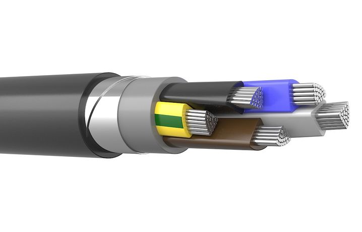 Кабель АПвБбШв 5х95