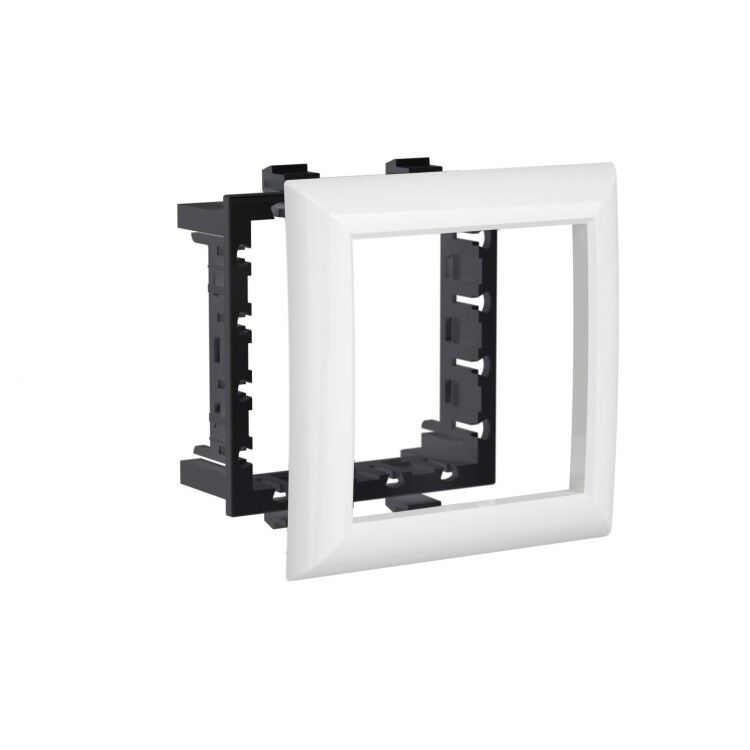 Рамка-суппорт под 2 модуля brava. Рамка и суппорт на 2 модуля iek. Рамка-суппорт 2м avanti dkc 4400912. Рамка суппорт 4400912. Суппорт для рамок 2 модуля французский стандарт.