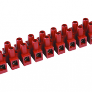 Колодка клеммная фибергласс ЗВИ, 12р,150°С,450V, 76A, 16мм.кв. | 43512FV DKC ДКС