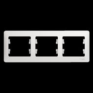 Рамка 3-м Glossa горизонт. бел. SE GSL000103 APC