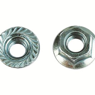 Гайка с насечкой (фланцем) , препятствующей откручиванию М6 | CM100600 DKC ДКС