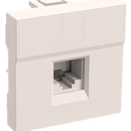 Розетка информационная RJ-45 UTP кат.5e, 2 модуля. РКИ-20-00-П | CKK-40D-RI2-K01 IEK