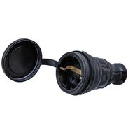 Розетка 1-м 16А с заземл. каучук TOKOV ELECTRIC TKE-C05-KR-Z