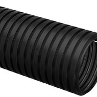 Труба гофрированная ПНД d20мм с протяжкой черн. (уп.25м) IEK CTG20-20-K02-025-1