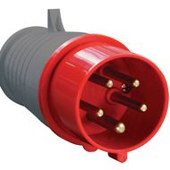 Вилка кабельная 16А 3Р+N+E IР44 переносная 380В 015 - PSR02-016-5 IEK