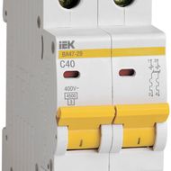 Выключатель автоматический двухполюсный ВА47-29 40А C 4,5кА KARAT | MVA20-2-040-C IEK
