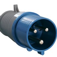 Вилка кабельная 32А 2Р+E IР44 переносная 250В 023 - PSR01-032-3 IEK