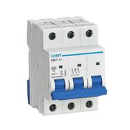Выключатель автоматический трехполюсный NB1-63 3P 25A 6кА х-ка C (DB) (R) | 179703 CHINT