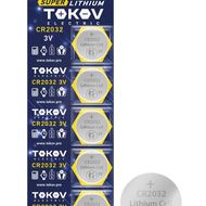 Элемент питания литиевый CR2032 таблетка (блистер 5шт) TOKOV ELECTRIC TKE-LI-CR2032/B5