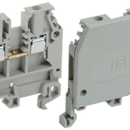 Клемма ЗНИ-2.5 мм.кв. серая без маркировки - YZN10-002-K03 IEK