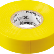 Изолента ПВХ 19мм (рул.20м) желт. NIT-A19-20/Y Navigator 71112 17359