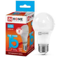 Лампа светодиодная LED-A60-VC 15Вт грушевидная 4000К нейтр. бел. E27 1430лм 230В IN HOME 4690612020273