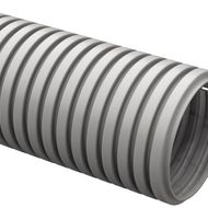 Труба гофрированная ПВХ d40мм с протяжкой сер. ELASTA (уп.15м) IEK CTG20-40-K41-015I