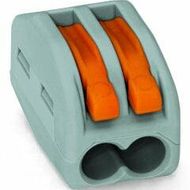 Клемма универсальная 2-проводная 0.08 - 2.5 (4)мм.кв. (уп/50шт) | 222-412 WAGO